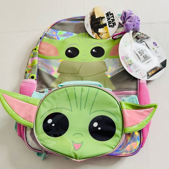 Star Wars Other - Star Wars Green and Pink Backpack